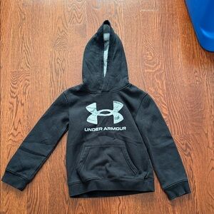 Under Armour boys Black and Gray Hoodie